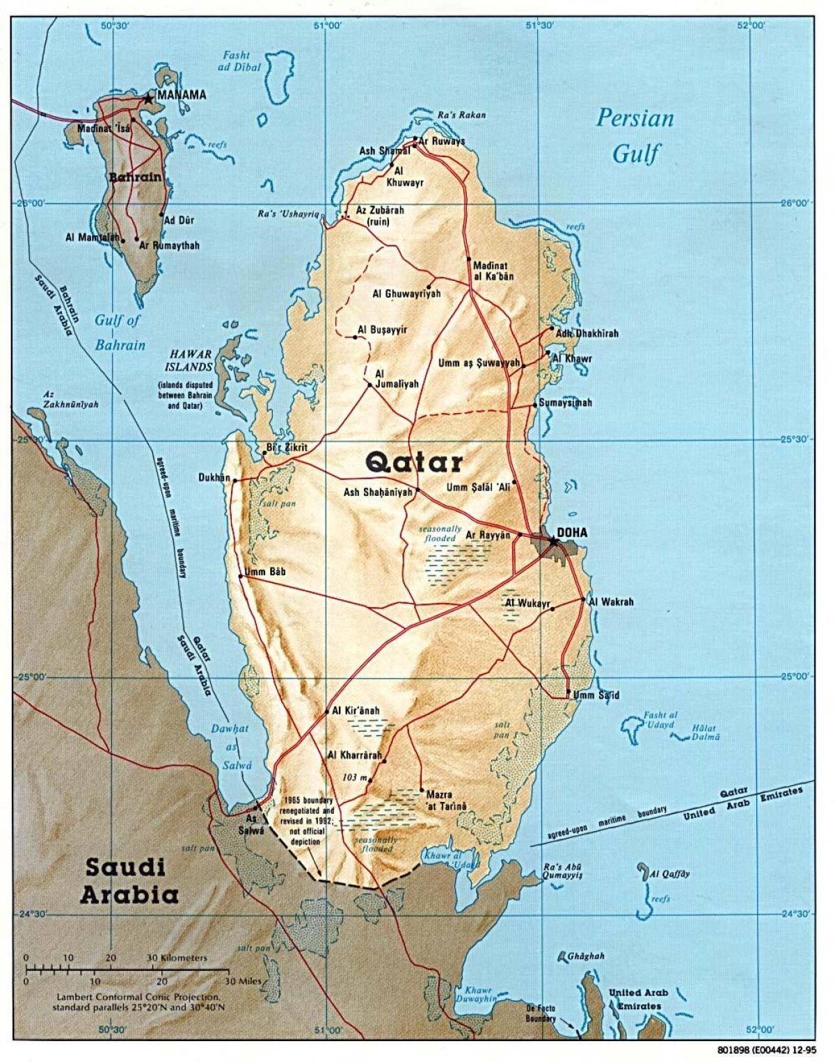 qatar full map