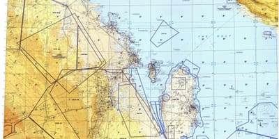 Map of qatar area