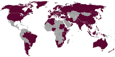Qatar airlines destinations map