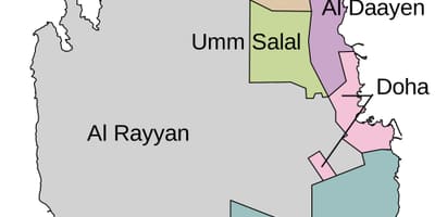 Map of qatar municipality 