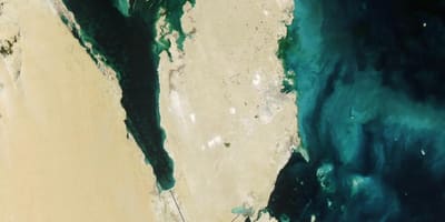 Map of qatar satellite 